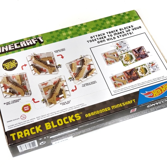 Hot Wheels Minecraft Track Blocks Kids Toy NEW! - Picture 2 of 2
